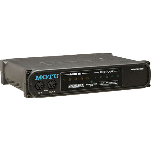 MOTU Micro Lite 5056 5x5 Expandable USB MIDI Interface *Crazy Sales Promotion* - Music Bliss Malaysia