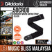 D'Addario 50CR00 Corduroy Woven Guitar Strap - Black - Music Bliss Malaysia
