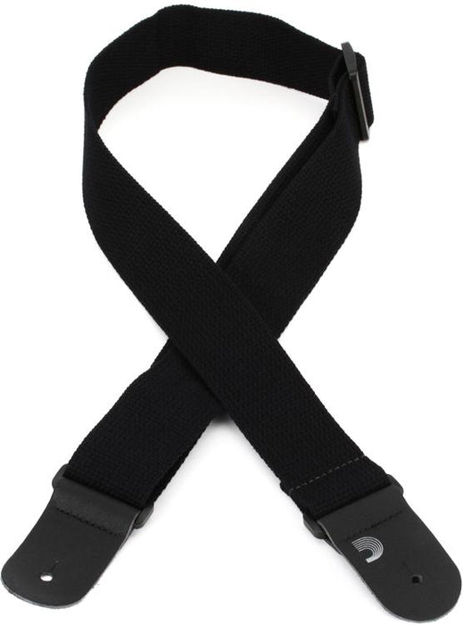 D'Addario 50CT00 Woven Guitar Strap - Black - Music Bliss Malaysia