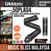 D'Addario 50PLA04 Planet Lock Woven Guitar Strap - Barbed Wire - Music Bliss Malaysia