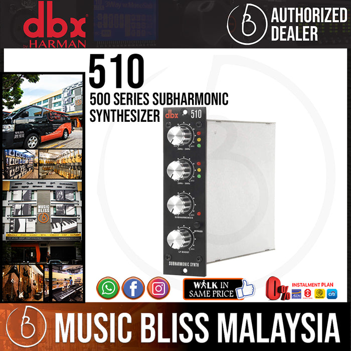 dbx 510 Subharmonic Synthesizer *Everyday Low Prices Promotion* - Music Bliss Malaysia