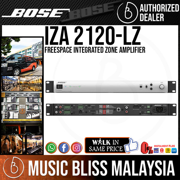Bose FreeSpace IZA 2120-LZ Integrated Zone Amplifier - Music Bliss Malaysia