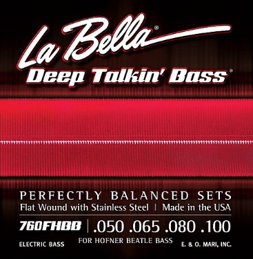 La Bella 760FHBB Beatle Bass Flatwound Bass Strings - Standard - Music Bliss Malaysia