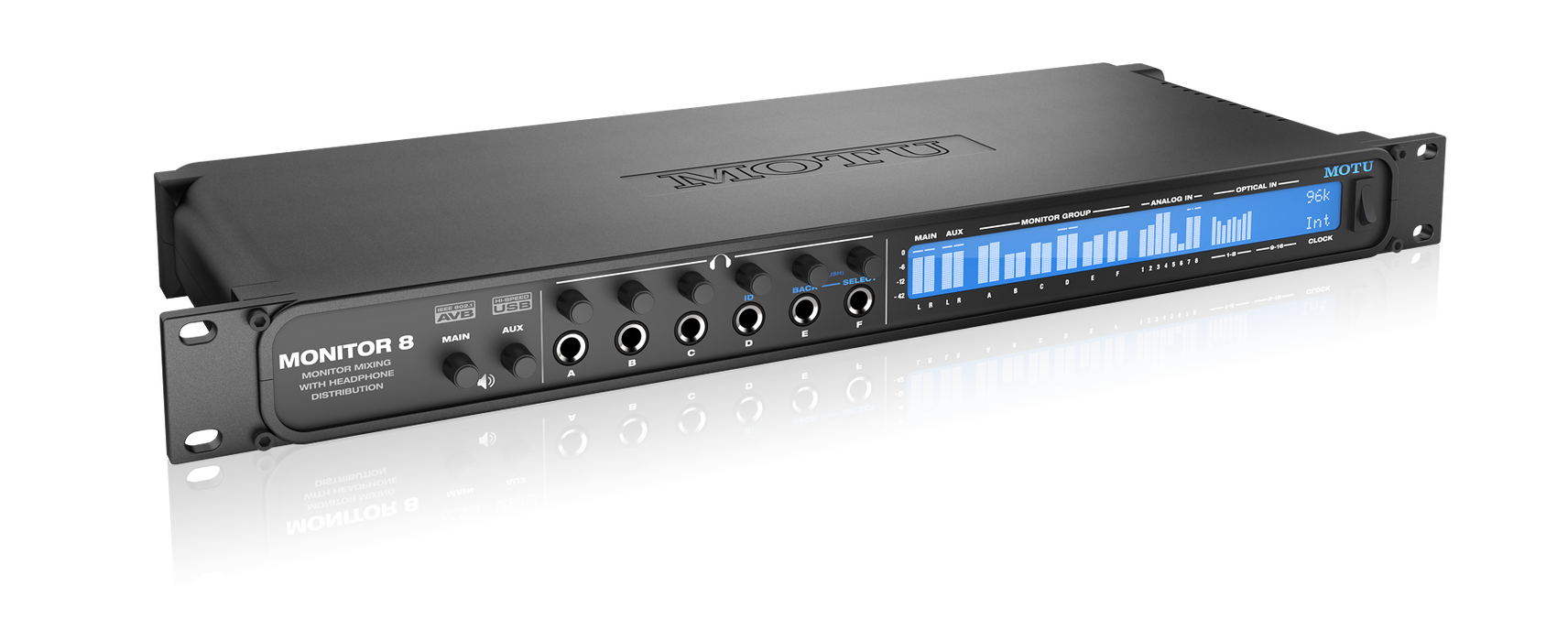 MOTU Monitor 8 Monitor Mixer & 6-channel Headphone Amp *Crazy Sales Promotion* - Music Bliss Malaysia