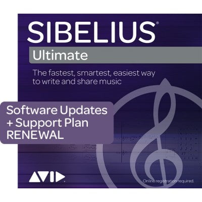 Avid Sibelius Ultimate 3-Year Software Updates + Support Plan RENEWAL - Music Bliss Malaysia