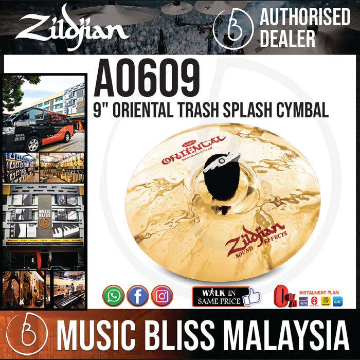 Zildjian 9" Oriental Trash Splash Cymbal (A0609) - Music Bliss Malaysia