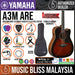 Yamaha A3M ARE Dreadnought Cutaway Acoustic-Electric Guitar with Hard Bag - Tobacco Brown Sunburst - Music Bliss Malaysia