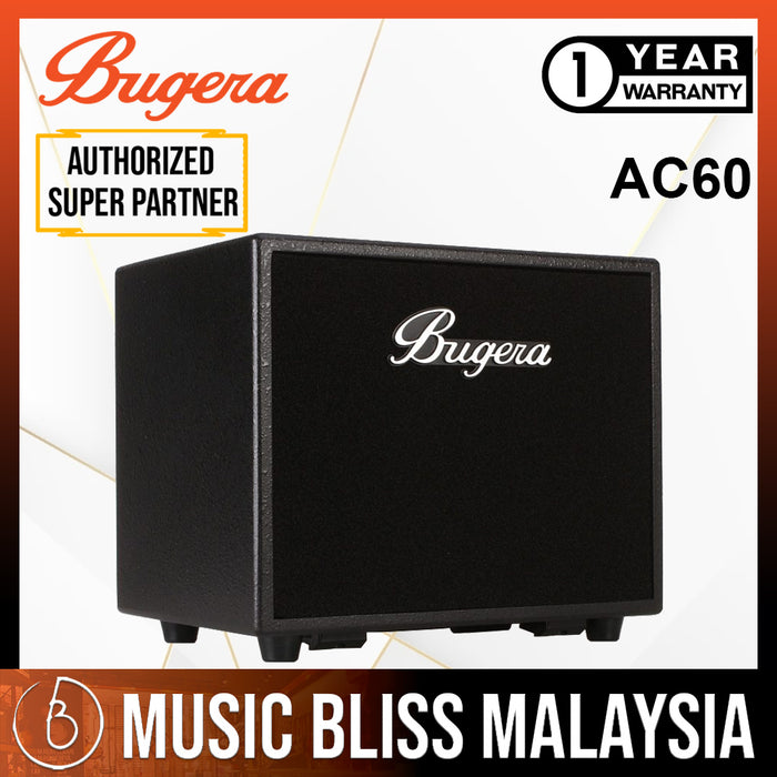 Bugera AC60 60-watt 2-channel Portable Acoustic Amplifier - Music Bliss Malaysia