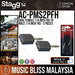 Stagg AC-PMS2PFH Dual Female 1/4 inch TRS to Male 1/4 inch TRS - 2 Pieces (ACPMS2PFH) - Music Bliss Malaysia
