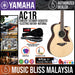 Yamaha AC1R Concert Cutaway Acoustic-Electric Guitar with Gator GC-DREAD Molded Case (AC-1R) - Music Bliss Malaysia