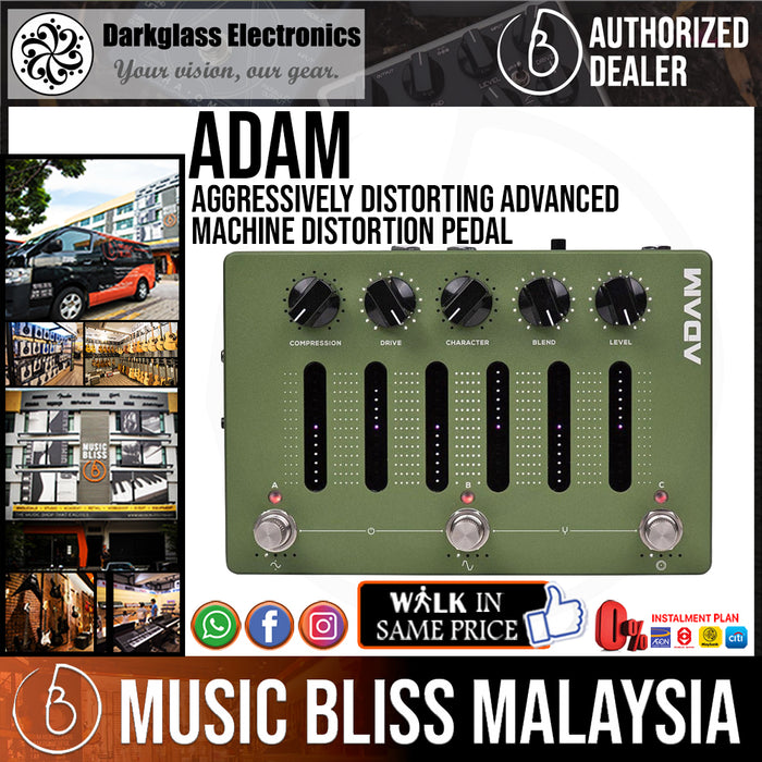 Darkglass ADAM Aggressively Distorting Advanced Machine Distortion Pedal - Music Bliss Malaysia