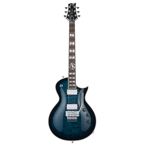ESP Alexi Skolnick FR EC Series Flamed Maple - Black Aqua Sunburst - Music Bliss Malaysia