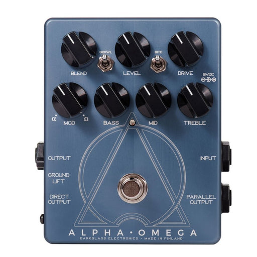 Darkglass Alpha Omega Dual Bass Preamp/OD Pedal - Music Bliss Malaysia