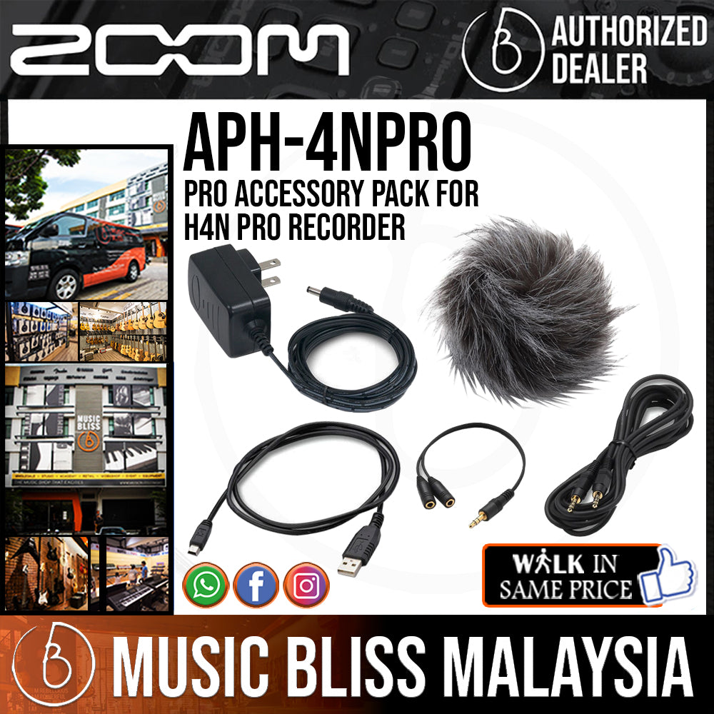 Pack Accessoires Zoom Pour H4nPRO - Câbles, Bonnette & Alimentation Included