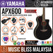 Yamaha APX600 Thin-line Cutaway Acoustic-Electric Guitar - Black - Music Bliss Malaysia