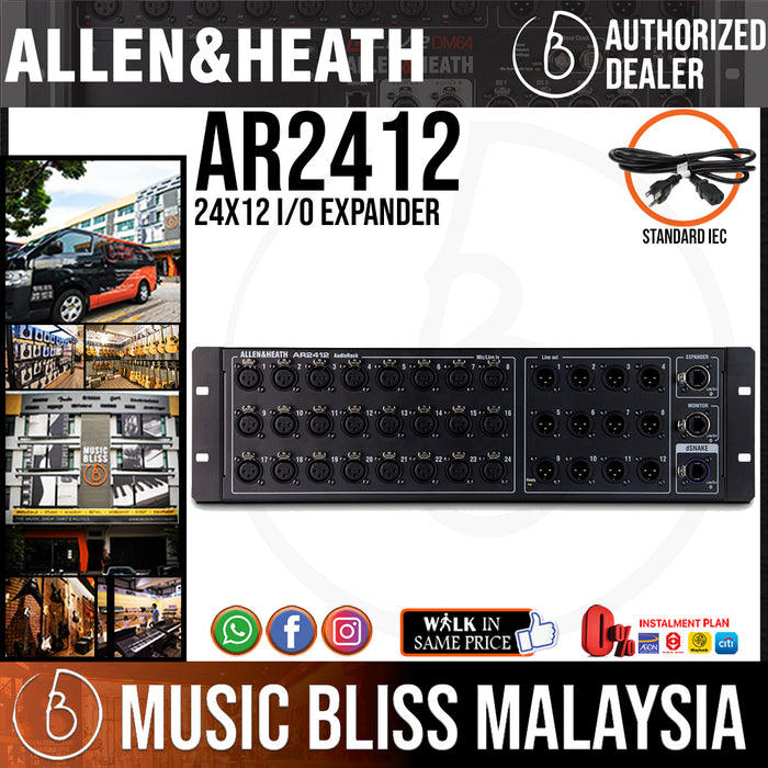 Allen & Heath AR2412 AudioRack (AR-2412) | Music Bliss Malaysia