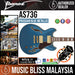 Ibanez Artcore AS73G Semi-hollow Electric Guitar - Prussian Blue Metallic - Music Bliss Malaysia