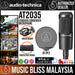 Audio Technica AT2035 Cardioid Condenser Microphone with AT-PF2 Full Metal Pop Filter - Music Bliss Malaysia