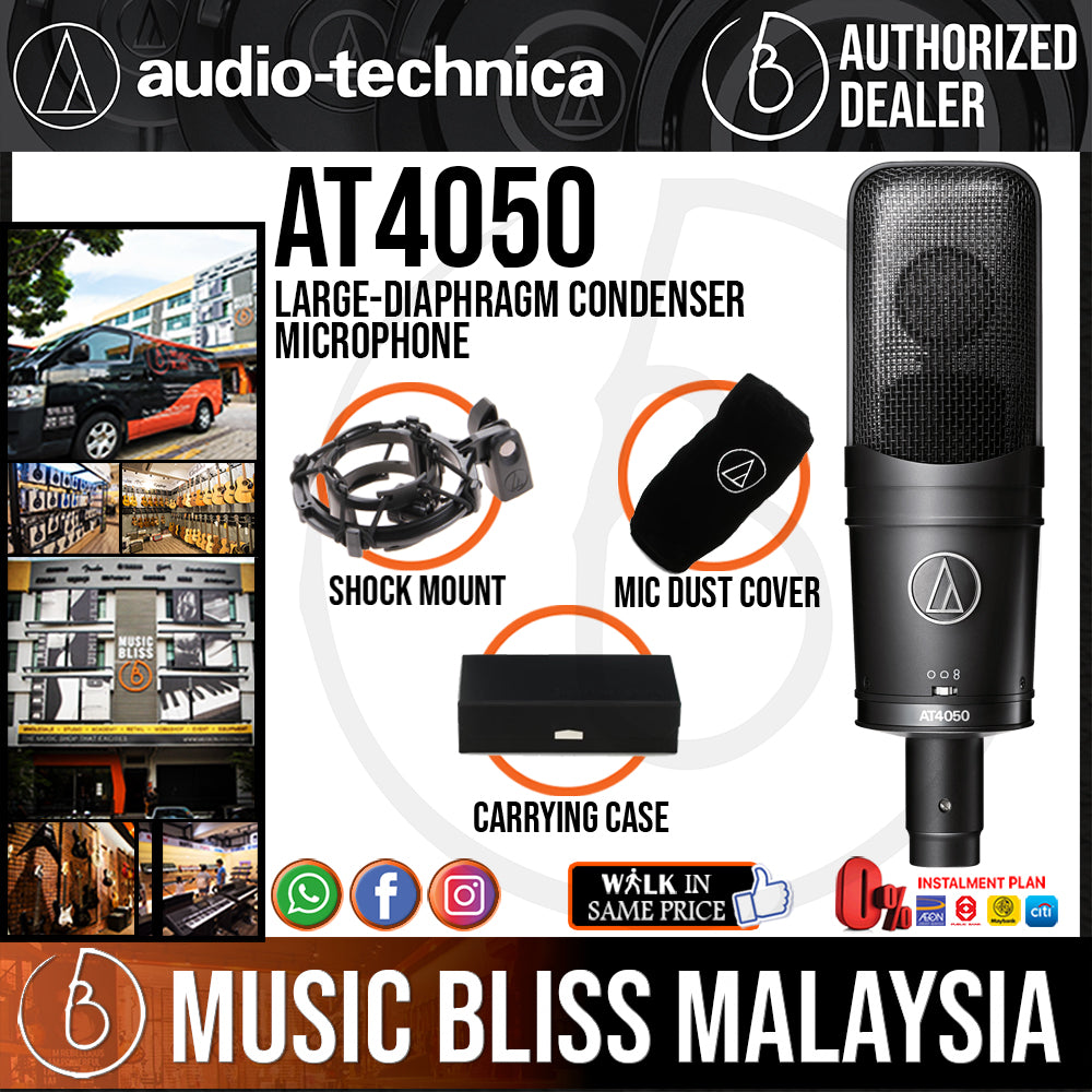 Audio Technica AT4050 Multi-Pattern Condenser.... | Music Bliss Malaysia