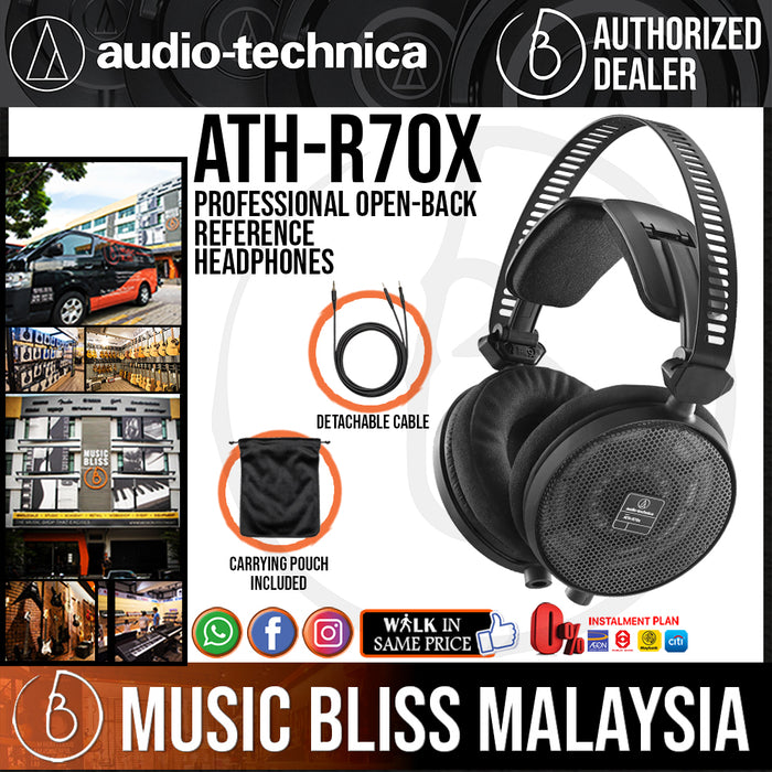 Audio Technica ATH-R70x Professional Reference Headphone (R70x) *Crazy Sales Promotion* - Music Bliss Malaysia