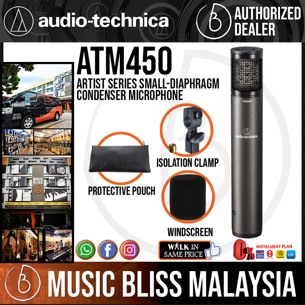 Audio Technica ATM450 Small-diaphragm Condenser Microphone | Music