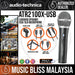Audio Technica ATR2100X-USB Cardioid Dynamic USB/XLR Microphone (Audio-Technica ATR2100x USB / ATR2100xUSB) *Crazy Sales Promotion* - Music Bliss Malaysia