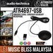 Audio Technica ATR4697-USB Omnidirectional Condenser Boundary Microphone (Audio-Technica ATR4697USB / ATR4697 USB) *Crazy Sales Promotion* - Music Bliss Malaysia