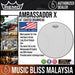 Remo Ambassador X Coated Drumhead - 14" (AX-0114-00 AX011400 AX 0114 00) - Music Bliss Malaysia