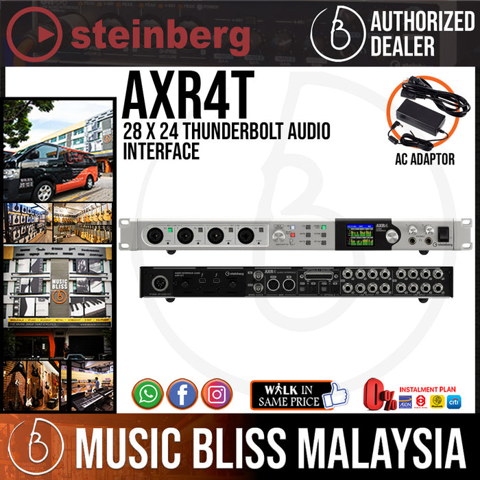 Steinberg AXR4T 28 x 24 Thunderbolt Audio Interface - Music Bliss Malaysia