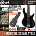 Cort Action PJ Electric Bass Guitar with Bag - Open Pore Black (ActionPJ Action-PJ) - Music Bliss Malaysia