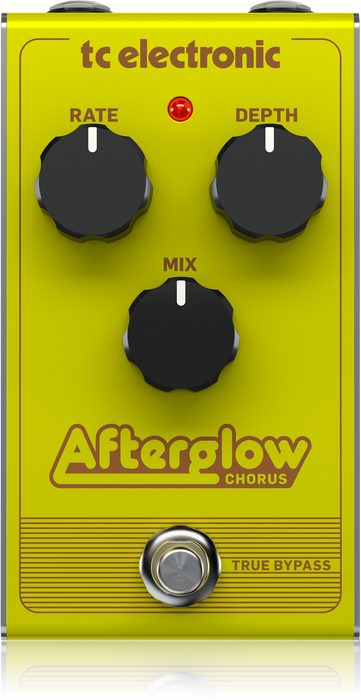 TC Electronic AfterGlow Chorus Guitar Effects Pedal - Music Bliss Malaysia