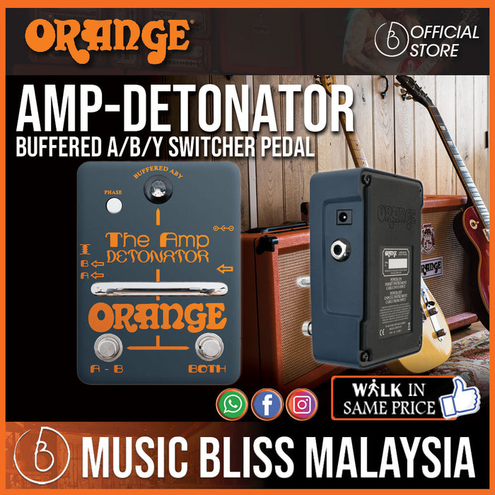 Orange Amp Detonator Buffered A/B/Y Switcher Pedal - Music Bliss Malaysia