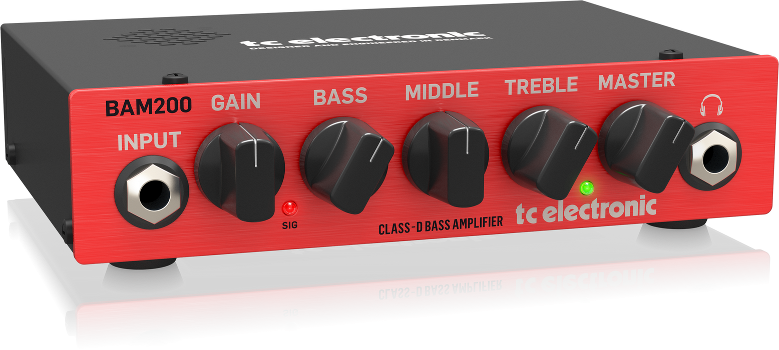 TC Electronic BAM200 200-Watt Compact Bass Head (BAM-200) - Music Bliss Malaysia