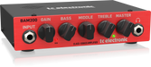 TC Electronic BAM200 200-Watt Compact Bass Head (BAM-200) - Music Bliss Malaysia