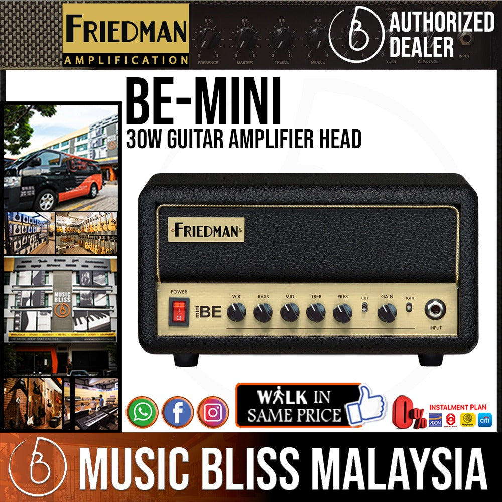 Friedman BE-Mini 30-watt Head | Music Bliss Malaysia