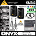 Live Band Package Behringer Xenyx X1222USB Mixer, Behringer Eurolive B112D 1000 watts Powered Speakers with XLR cables and Speaker stands - Music Bliss Malaysia