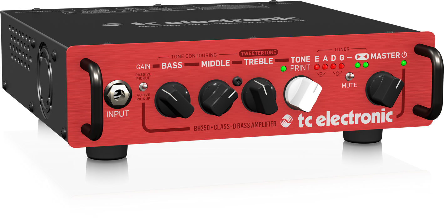 TC Electronic BH250 250-Watt Compact Bass Head (BH-250) *Crazy Sales Promotion* - Music Bliss Malaysia