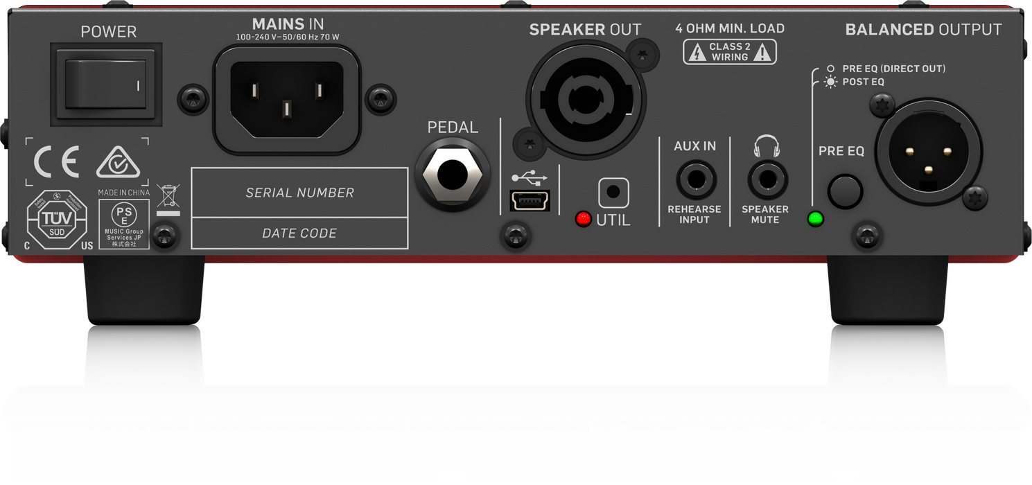 TC Electronic BH250 250-Watt Compact Bass Head (BH-250) *Crazy Sales Promotion* - Music Bliss Malaysia