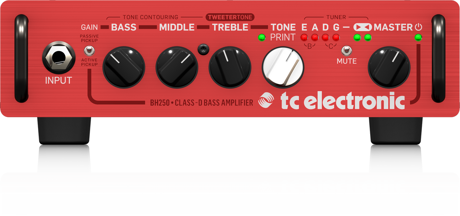 TC Electronic BH250 250-Watt Compact Bass Head (BH-250) *Crazy Sales Promotion* - Music Bliss Malaysia