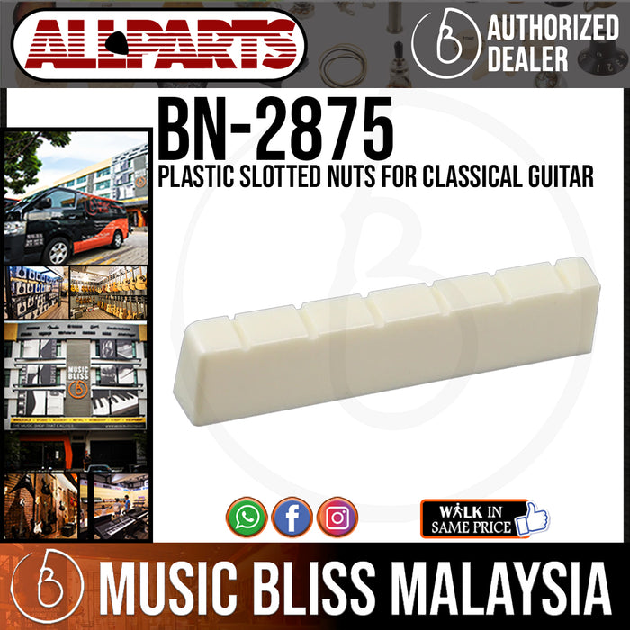 ALLPARTS BN-2875-025 Plastic Slotted Nuts for Classical Guitar (BN2875025) - Music Bliss Malaysia