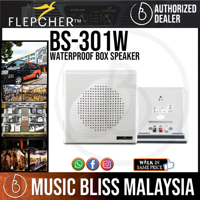 Flepcher BS-301W Waterproof Box Speaker - Music Bliss Malaysia