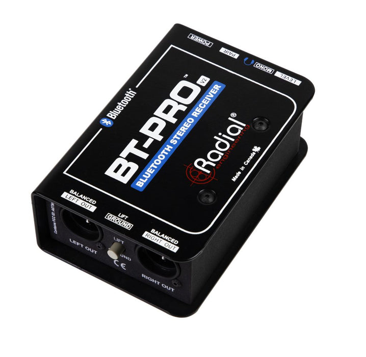 Radial Engineering BT-Pro V2 Bluetooth Receiver 2-channel Active Direct Box - Music Bliss Malaysia