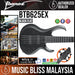 Ibanez Iron Label BTB625EX Bass Guitar - Black Flat - Music Bliss Malaysia