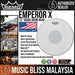 Remo Emperor X Coated Snare Drumhead - 13" - Bottom Black Dot (BX-0113-10 BX011310 BX 0113 10) - Music Bliss Malaysia