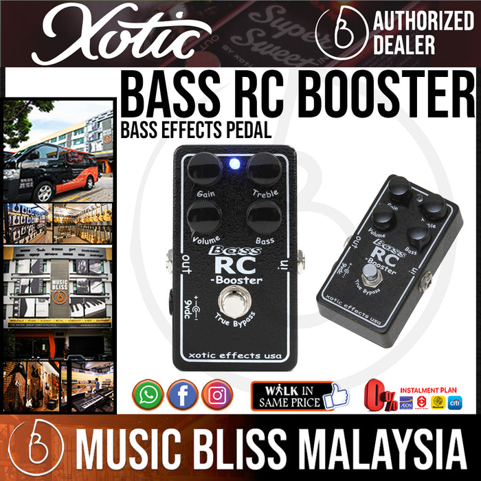 Xotic Bass RC Booster Bass Effects Pedal - Music Bliss Malaysia