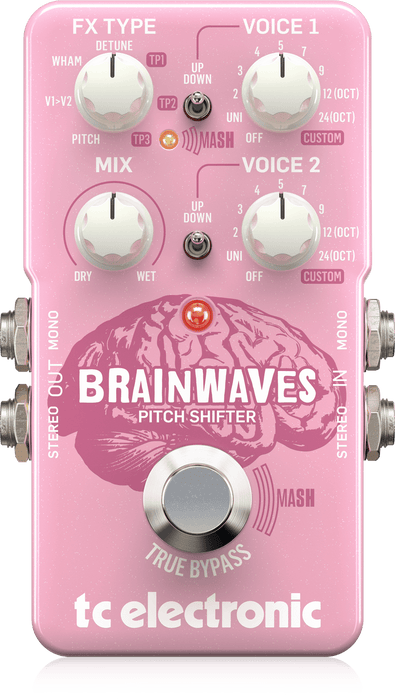 TC Electronic Brainwaves Pitch Shifter Guitar Effects Pedal *Crazy Sales Promotion* - Music Bliss Malaysia