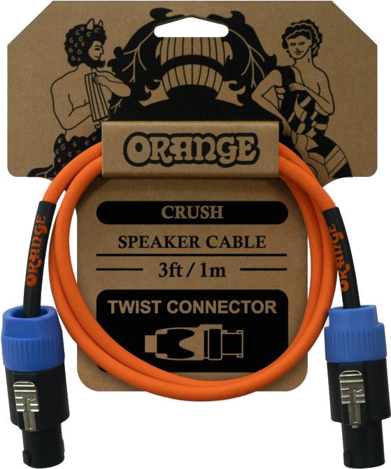 Orange Crush 3ft Speaker Cable Speakon Connector (CA039) - Music Bliss Malaysia