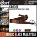 Cort CA630L Deluxe Leather Guitar Strap - Brown - Music Bliss Malaysia