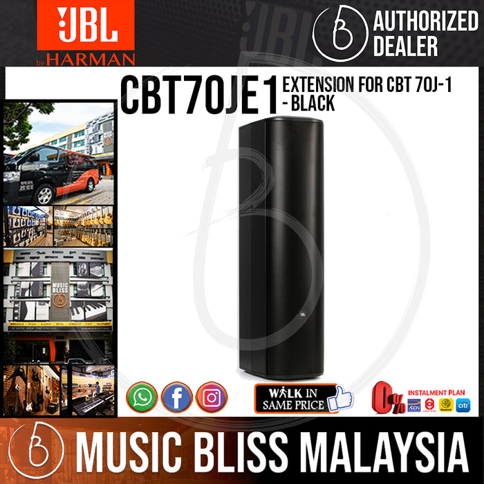 JBL CBT 70JE-1 Extension for CBT 70J-1 - Black (CBT70JE1) - Music Bliss Malaysia