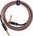 Joyo CM-22 Hi End Instrument Cable 6M Straight-to-Right Angle - Brown - Music Bliss Malaysia